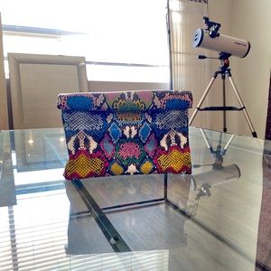 Snakeskin Clutch Bag
